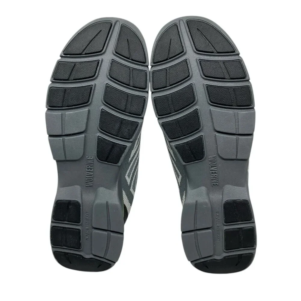 Wolverine Composite Toe Mens 12 Gray Jetstream‎ 2 Missmatched L12EW,R12M Green